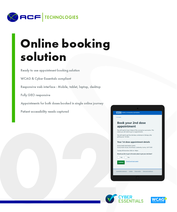 National covid 19 vaccination booking system guide